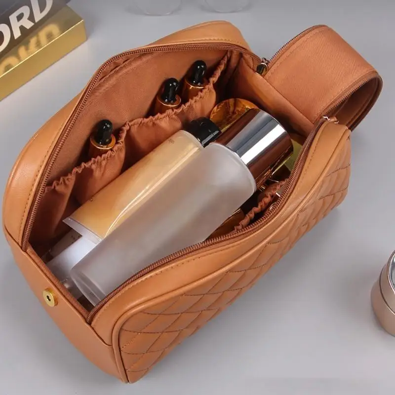 

D46D Travel Cosmetic Bag Многофункциональная макияжа для хранения большие возможности для женщин