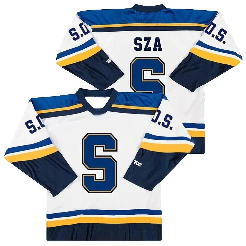 SZA Jersey SOS Blind New Album Merch 2023 North American Tour Unisex 3D-Druck Langarmshirts mit Rundhalsausschnitt – Detail 4