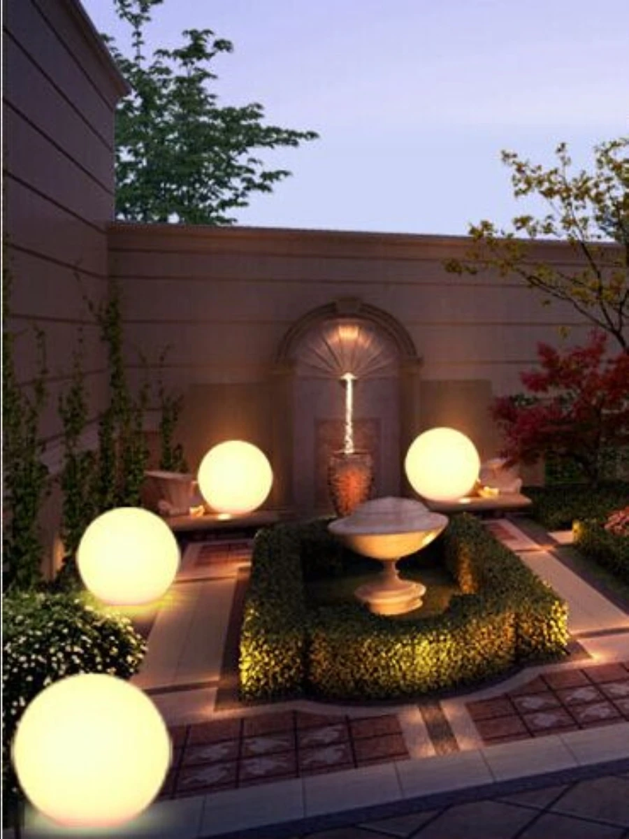 

20cm 100% Waterproof Outdoor Magic Led Ball Lighting to Pool Park or House