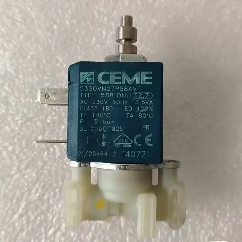 for Delonghi 230V Solenoid Valve Replacement Part High Quality Coffee Maker Accessory Ensures Optimal Brewing Performance