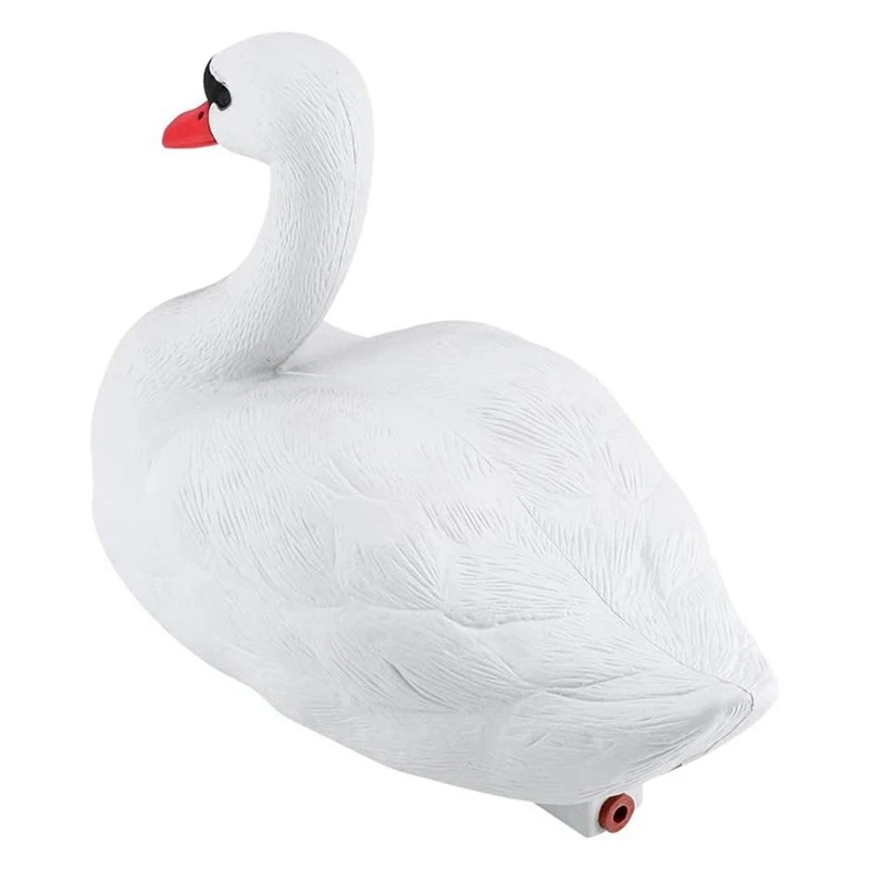 Swan Decoys, Floating Plastic Swan, White Swan Statue Decoration Pet Decoys, Simulation Swan Decoys, White Swan Statue