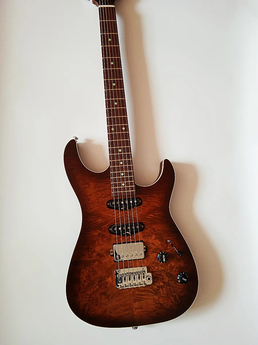 Electric Guitar 6 strings Roasted Maple