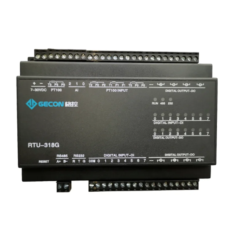 

RTU-318G 4PT100 temperature 3AI analog input 8DI digital input 8DO output Modbus protocol IO module