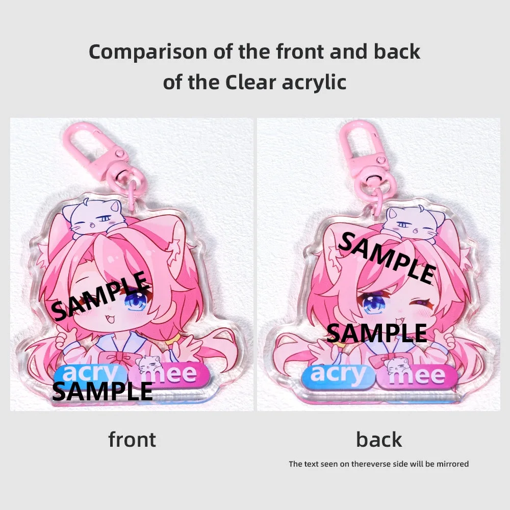 Anime Keychain Sone Miyuki Acrylic Keyring strap Figure Hanging Accessories 6cm