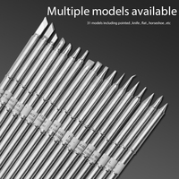 T12 Series Soldering Iron Tip  For Hakko fx951 T12-952/958/942 Digital Electric Welding Station T12-KU BC1 BC2 D24 ILS JL02 K C4