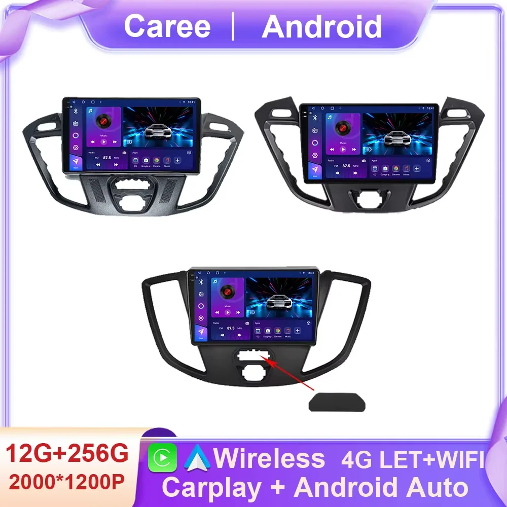 

Android 14 For Ford Tourneo Custom 1 I Transit 2012 - 2021 Car Radio Multimedia Video Player Navigation stereo GPS No 2 din din