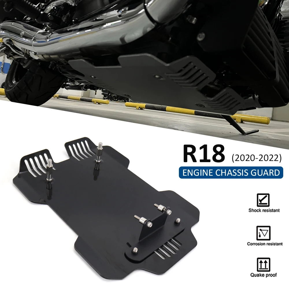 

Engine Chassis Guard Cover Fit For BMW R18 2020 2021 2022 r18 Lower Bottom Skid Plate Splash Chassis Protection