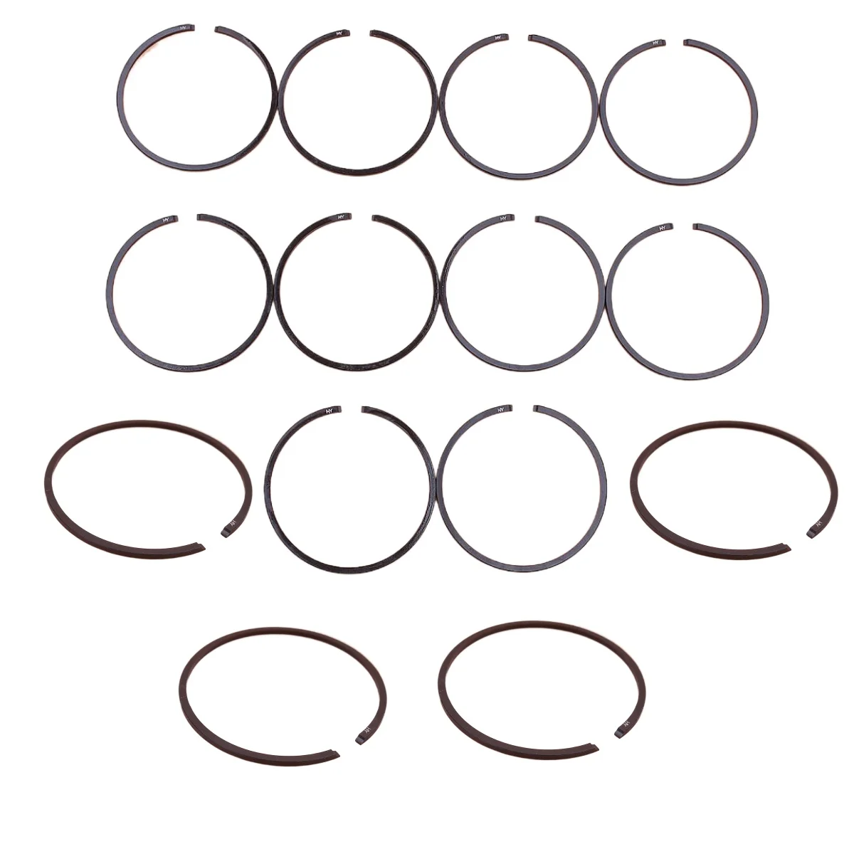 16pcs/lot 43mm x 1.5mm Piston Rings For MITSUBISHI TL43 Strimmer Trimmer Mower Engine Part
