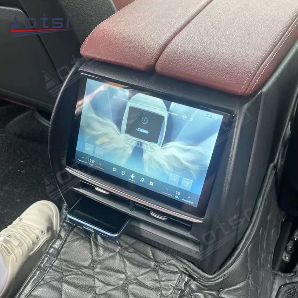 For BMW 5 Series 2018-2023 Rear Seat Entertainment Screen Android System CarPlay HD Display Plug and Play Auto Multimedia Player