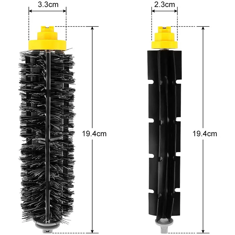 For iRobot Roomba 600 Series 610 620 625 630 650 660 Vacuum Beater Bristle Brush+Aero Vac Filter+side Brush Replacement Part Kit
