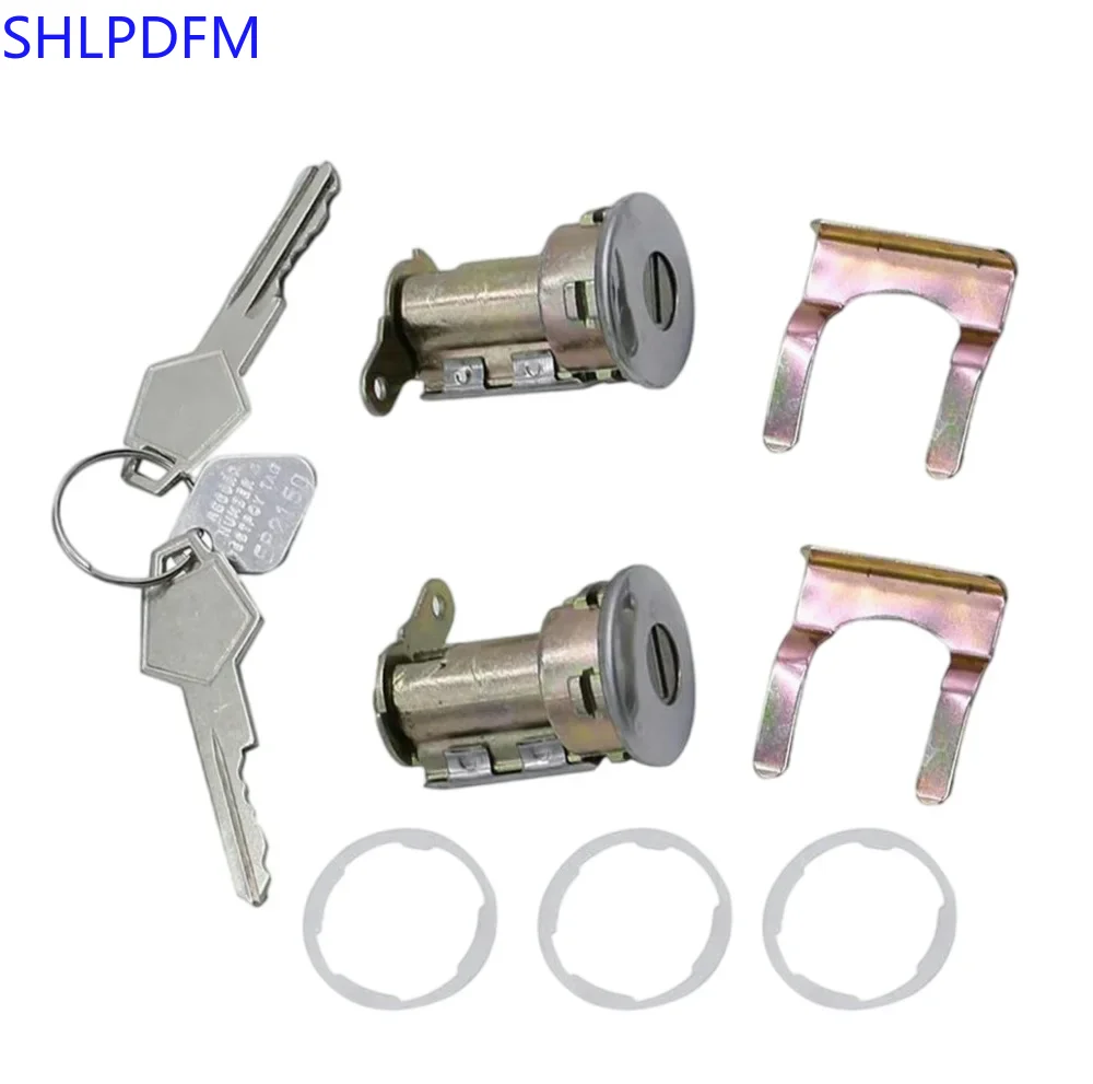 SHLPDFM Nuevo Juego de Cilindros de Cerradura de Puerta para Chrysler Imperial Dodge Plymouth 15024 5070004