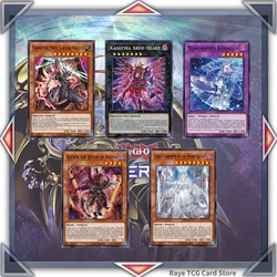 Yugioh Популярные самодельные деки для карт, дека из звеньев дракона, декорирование маннадиевой ванадиевой души, каштира, не оригинальный мастер, дуэль MD