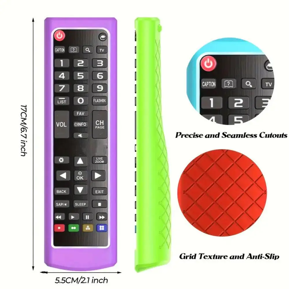 Skin-Friendly Remote Control Sleeve Durable Washable Glowing Case Dirt-resistant Silicone For LG AKB Series TV Stick