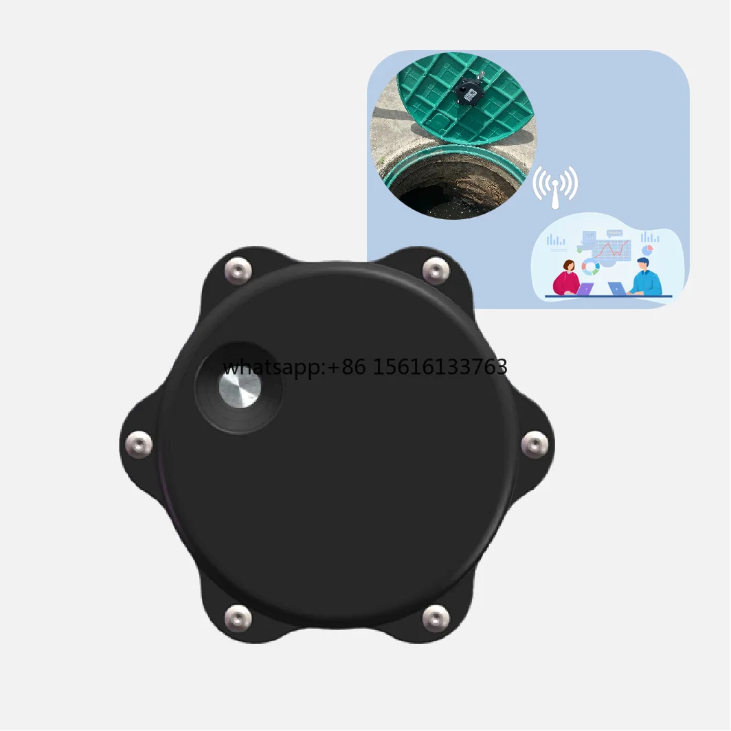 IP68 Wireless NB-IoT Water Level Sensor Manhole Cover Tilt Angle Movement Detection IoT Monitoring Sensor