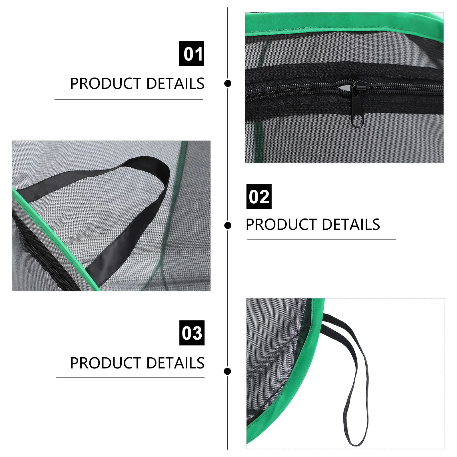 

1pc Square Butterfly Observation Cage Foldable Translucent Plant Incubator Box For Kids Insect Net House Greenhouse