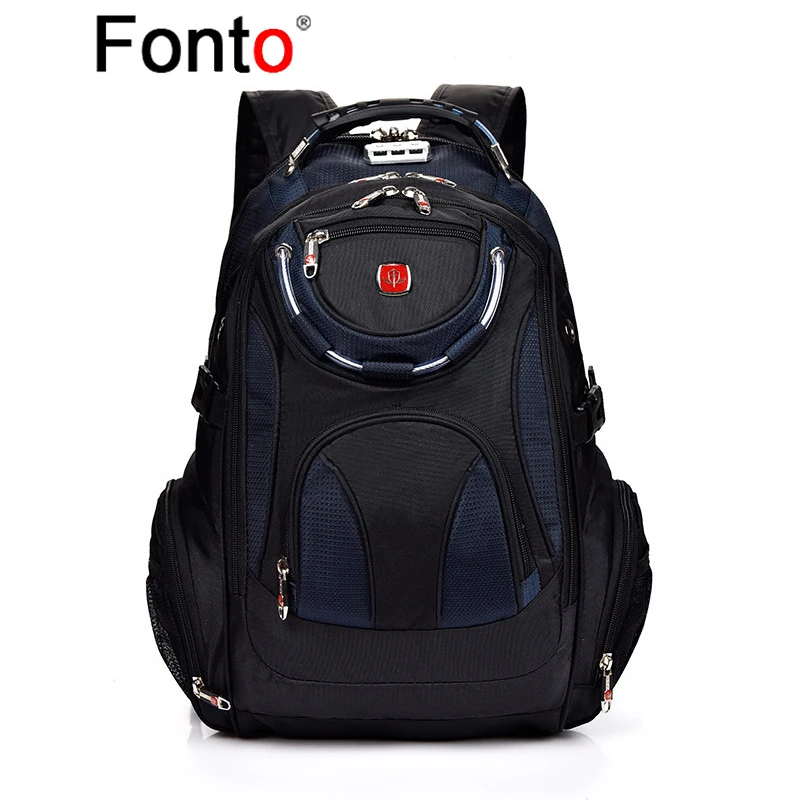 Fonto Double Shoulder Large Capacity Sports Middle and High School Student Schoolbag Outdoor Travel Backpack