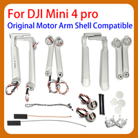 For DJI MINI4Pro Left right front rear arm arm pole with cable antenna , sleeve, light wire, lampshade, sticker, new spare parts