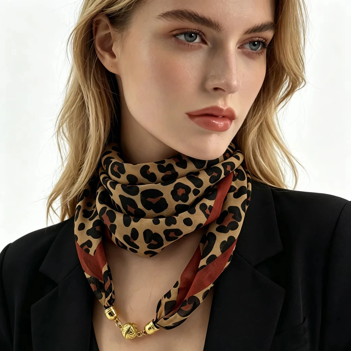 1 buah syal bermotif macan tut - Face Scarf Mask ulasan dan harga