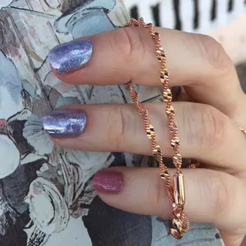 10 最佳銷售 玫瑰金潘朵拉手鍊 - №7