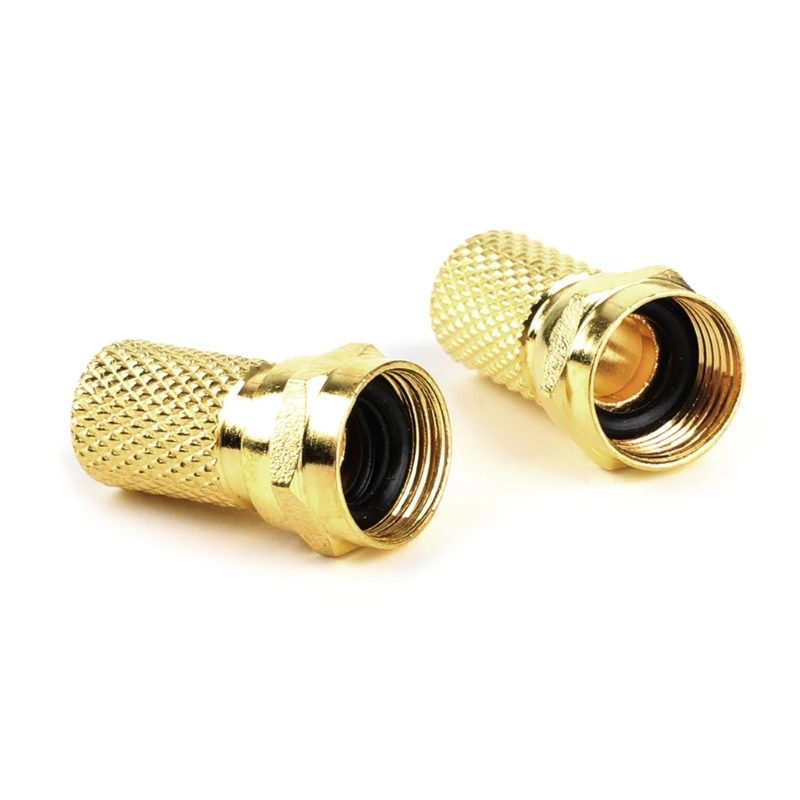 Conectores aperto próprio 75 ~ 5 F Connector INSTALAÇÃO FÁCIL IMPROMELHA para comunicação