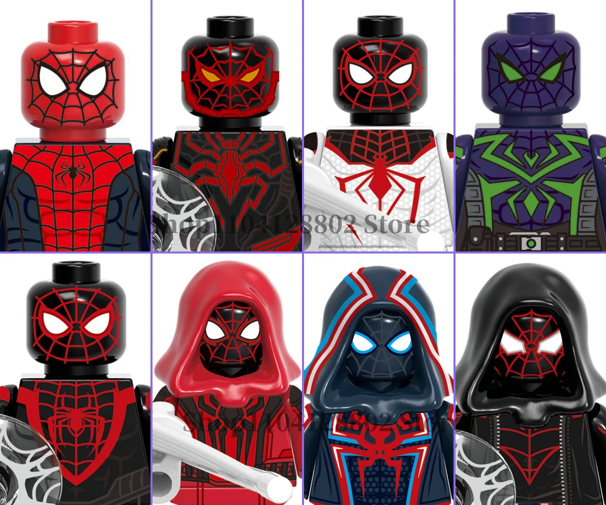 

G0120-2025 New Marvel brick toys Spider-Man Classic Suit children's MINI building block toys holiday party gifts doll toys