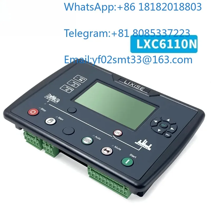 LCD Intelligent Auto Start Genset Controller LXC6110N LXC6120AMF LXC6120N Electronic Parts