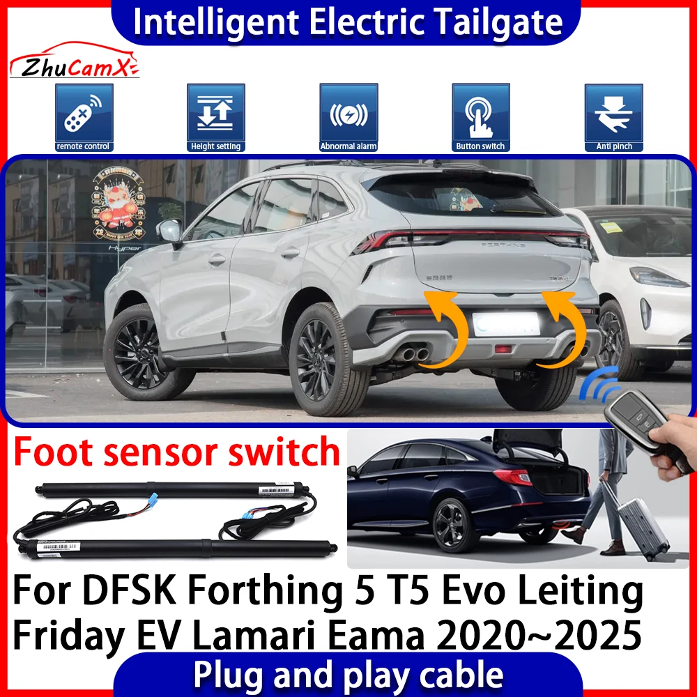 

Car Automatic Intelligent Electric Tail Gate Lift Tailgate for DFSK Forthing 5 T5 Evo Leiting Friday EV Lamari Eama 2020~2025