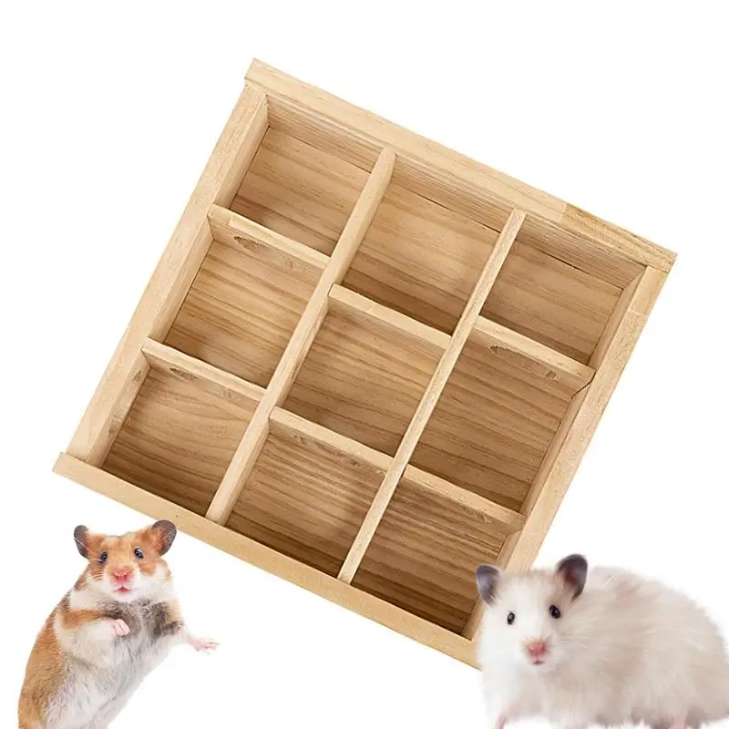 

Hamster Toy Gerbil Maze Hamster Toys Gerbil Maze Engaging Play Hamster Play Toys Maze Tunnel Rat Mouses Wooden Funny pet Toy