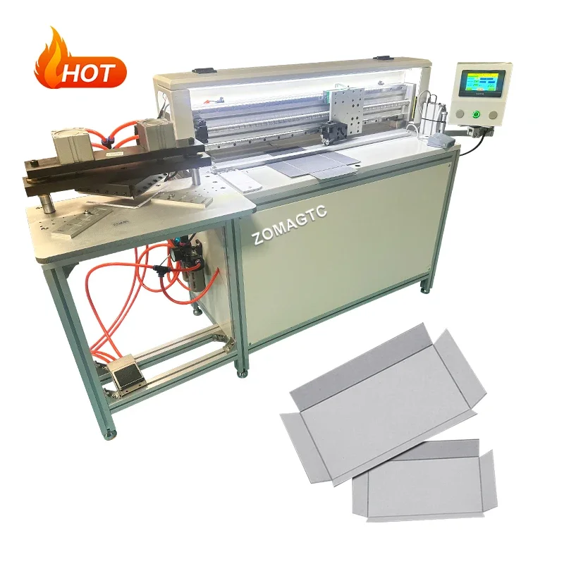 ZM-DG1300V Company Hot Grooving Machine With V Grooving Machine Cardboard Rigid Box Cardboard Slotting Grooving Machine