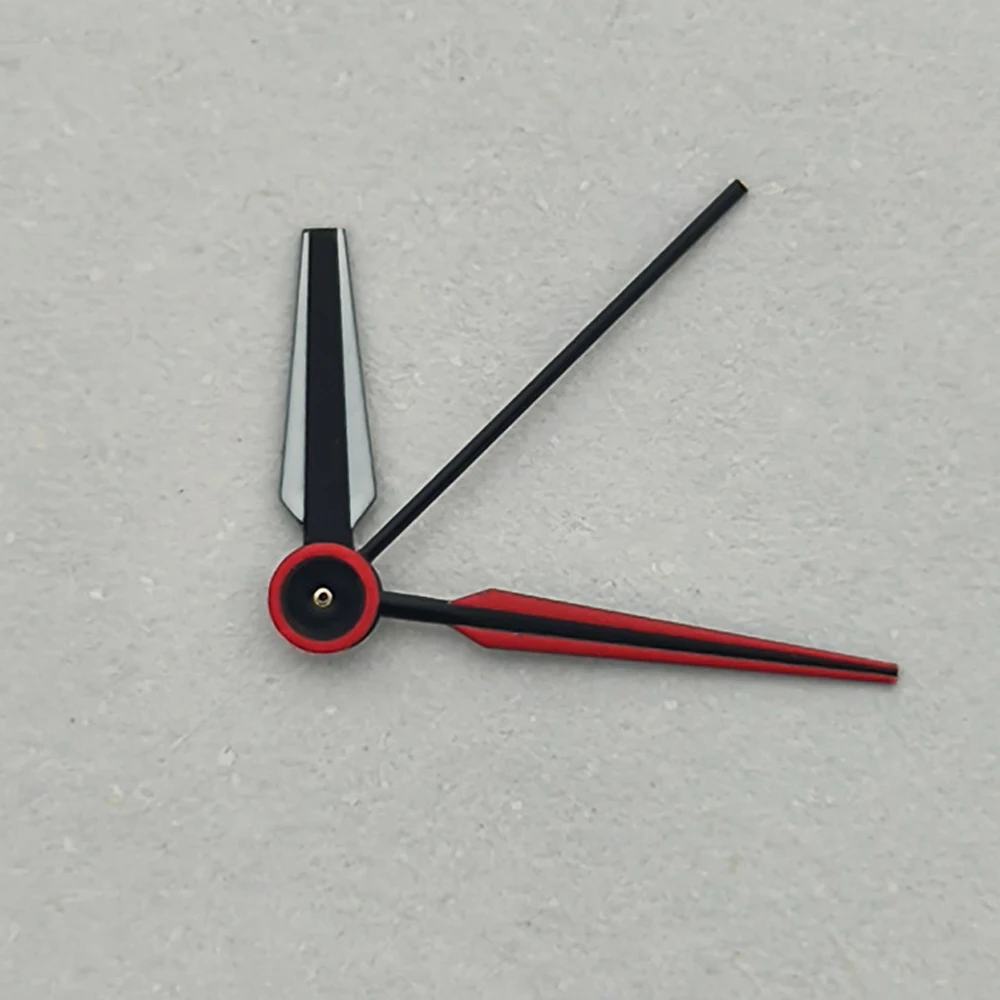 

NH35 Hands Black-White-Red Watch Hands, for NH35/NH36/4R/7S Movement Mechanical Watch Pointers, No Luminous Needles Accessories