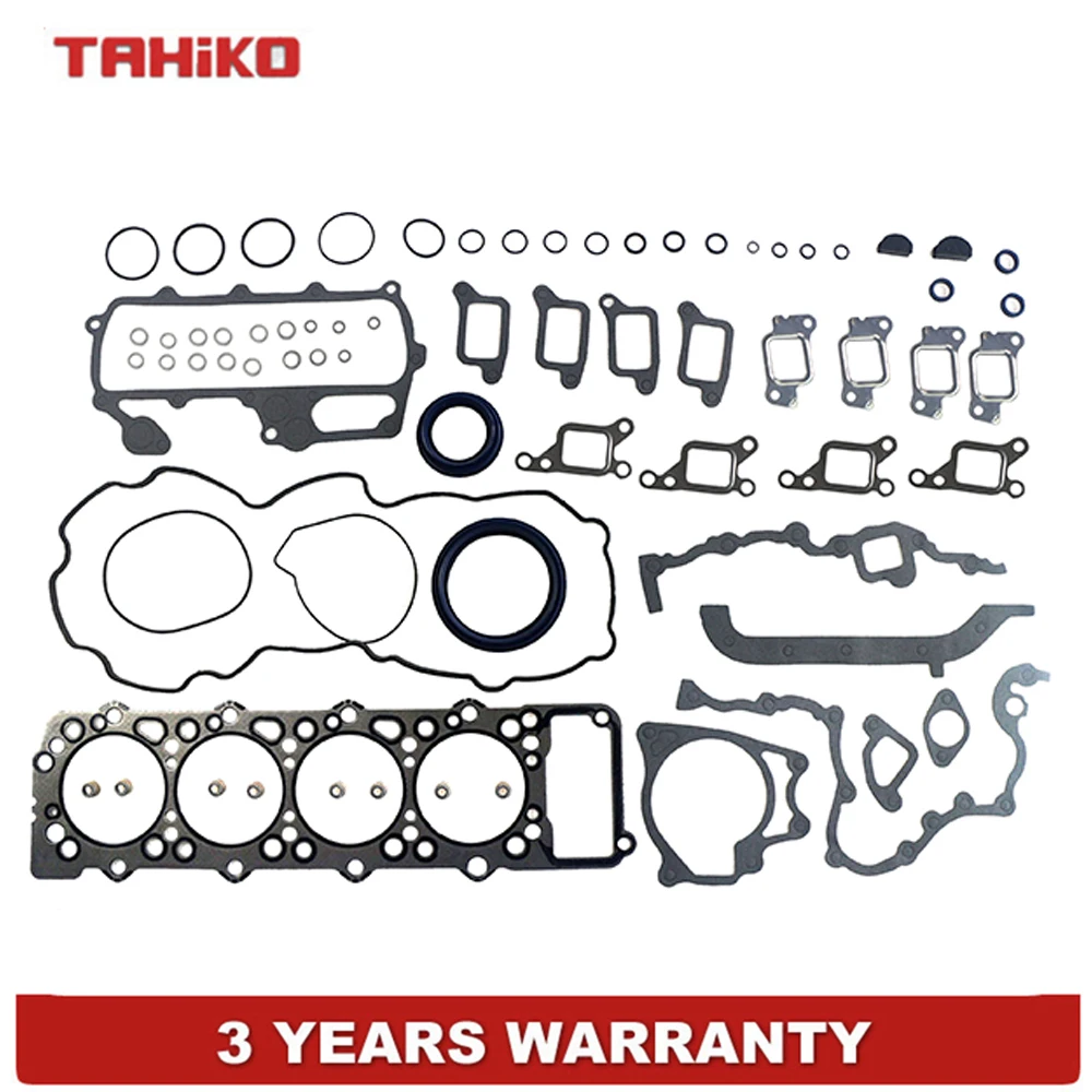 

FULL HEAD OVERHAUL ENGINE GASKET Set Fit For Mitsubishi Shogun Delica Pajero Canter 4M40T VRS