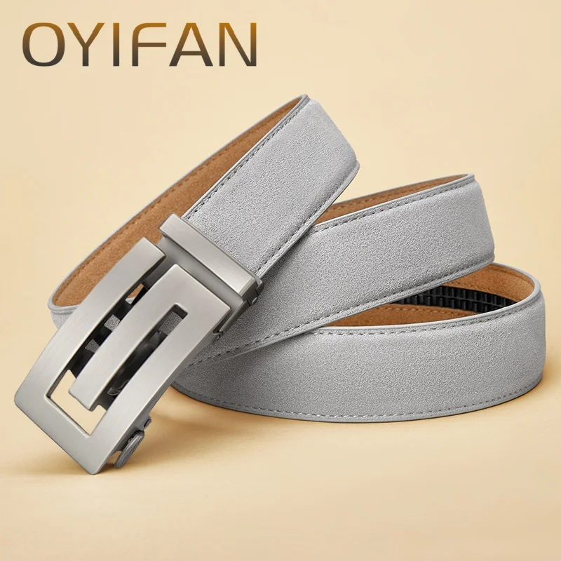 2025 新高品質ファッションベルトメンズ自動バックル 3.5 センチメートル幅革カジュアルベルト Croskin Ceinture オム