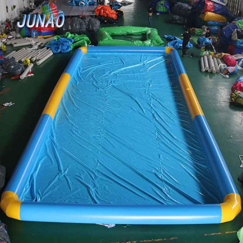 Factory Direct Sales JUNAO Q-7 PVC Inflatable Large Water Pools Swimming Pools Outdoor Commercial Water Parks Children Adults
