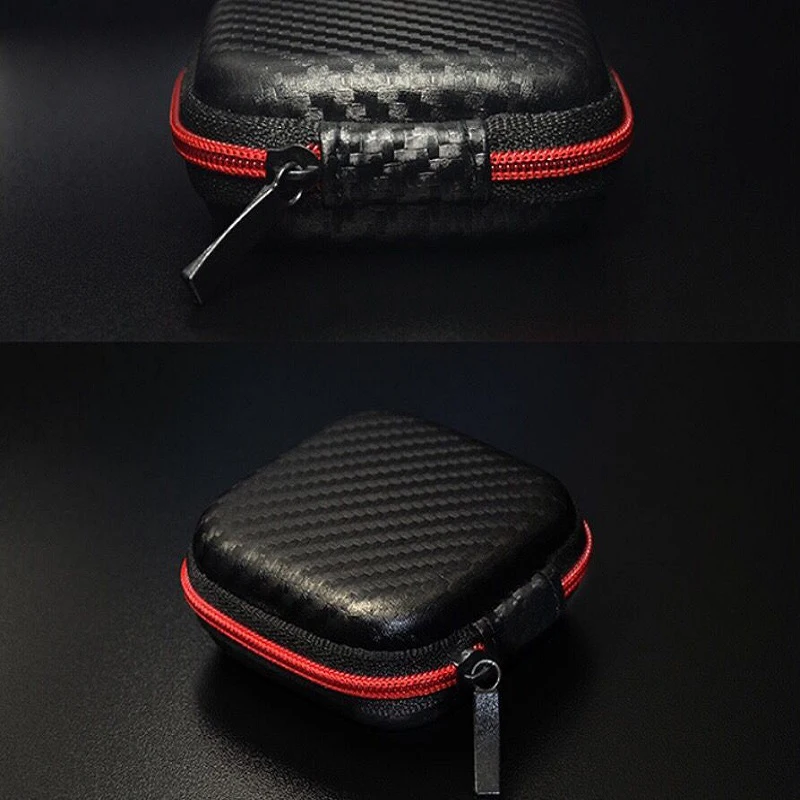 Headphone Storage Box Mini Carrying Pouch Bag For Airpods/Ear Pads/Aux Cable/Charger Line Multifunctional Waterproof Zipper Bags