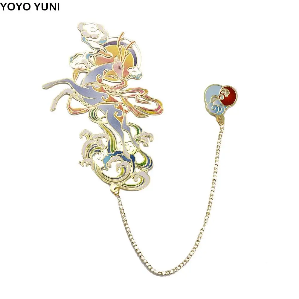 

Creative Gift for Teachers Page Clip Book Holder Brass Hollow Book Mark Metal Bookmark Chinese Style Bookmark Retro Book Clip