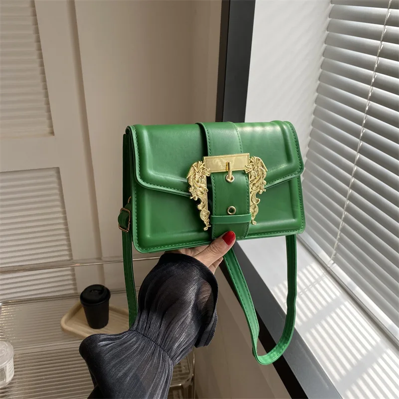 Imagem -02 - Bolsa Quadrada Pequena de Mão com um Ombro Novo Estilo Elegante Simples na Moda Casual com Corpo Cruzado Verão