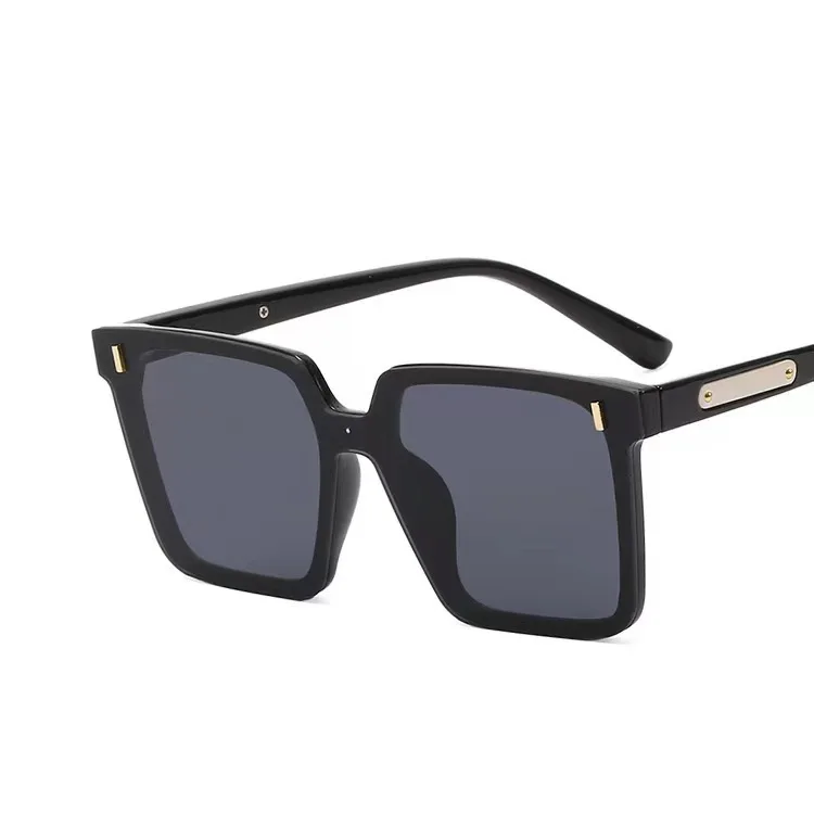 Neue Luxus-Sonnenbrille mit schwarzem Rahmen für Damen, Senior Sense Sonnenschutz-Sonnenbrille für Herren, Reisen, UV-Schutz, Spiegel