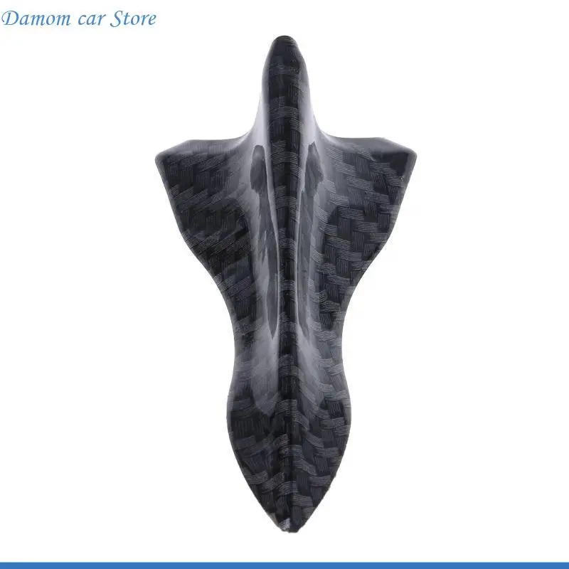 A2UC Diffuser Shark Fin for Spoiler Roof Wing Air Generator Universal Rear Diffuser Carbon Fiber Pattern
