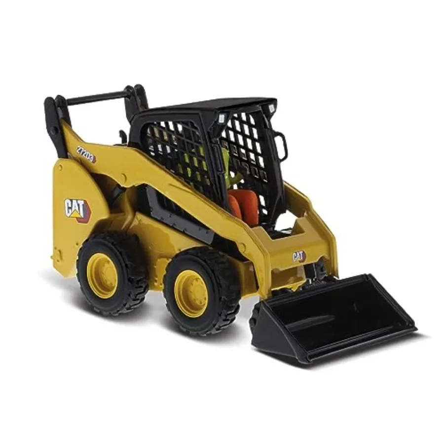 

1:32 Caterpillar 259D3 Compact Track Loader with Attachment Accessories High Line Series Cat Trucks Construction Equipment 1:32