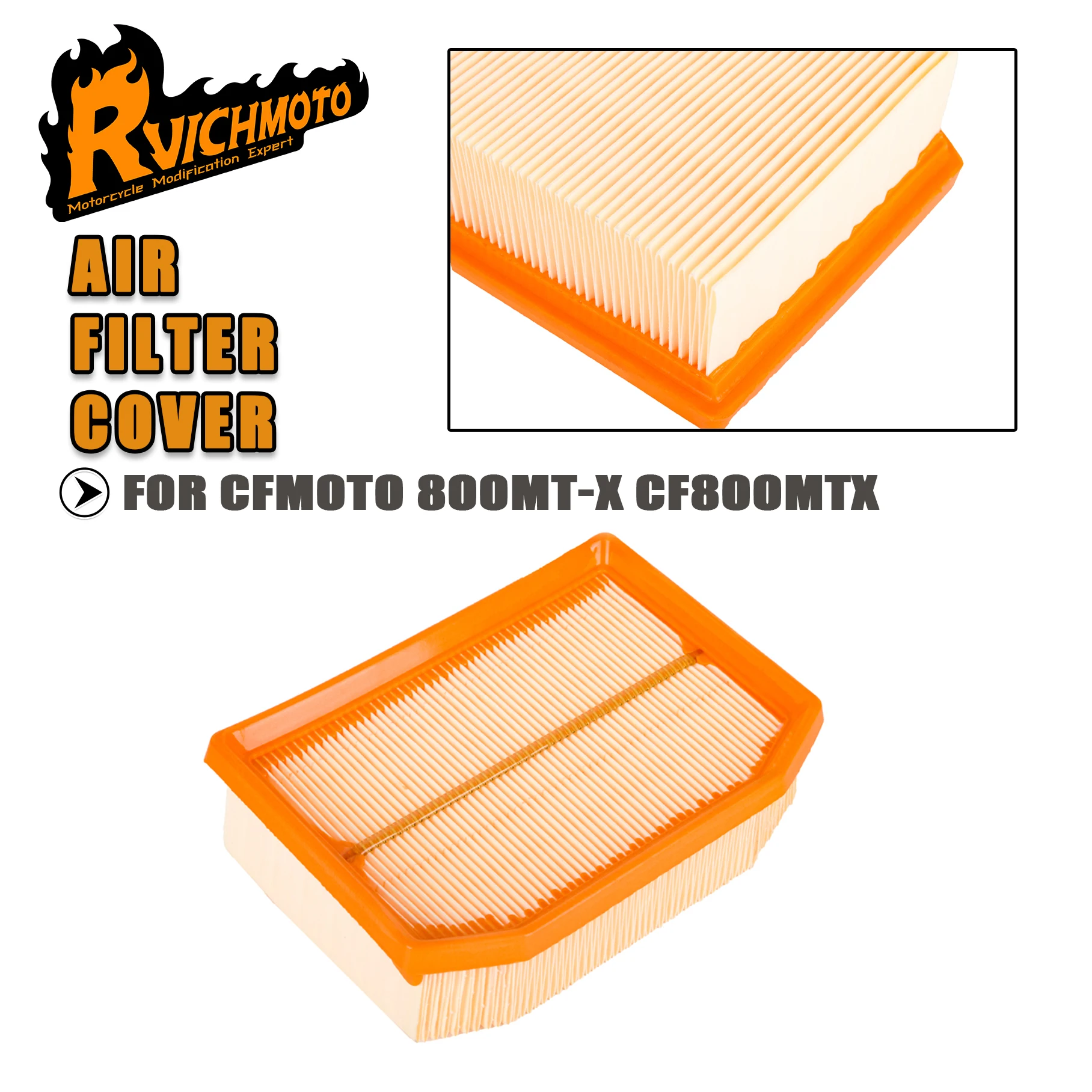 High Flow Motorcycle Engine Air Filter Intake Purification Cleaner Element Replacement Accessories Fit CFMOTO 800MT-X CF800MT-X