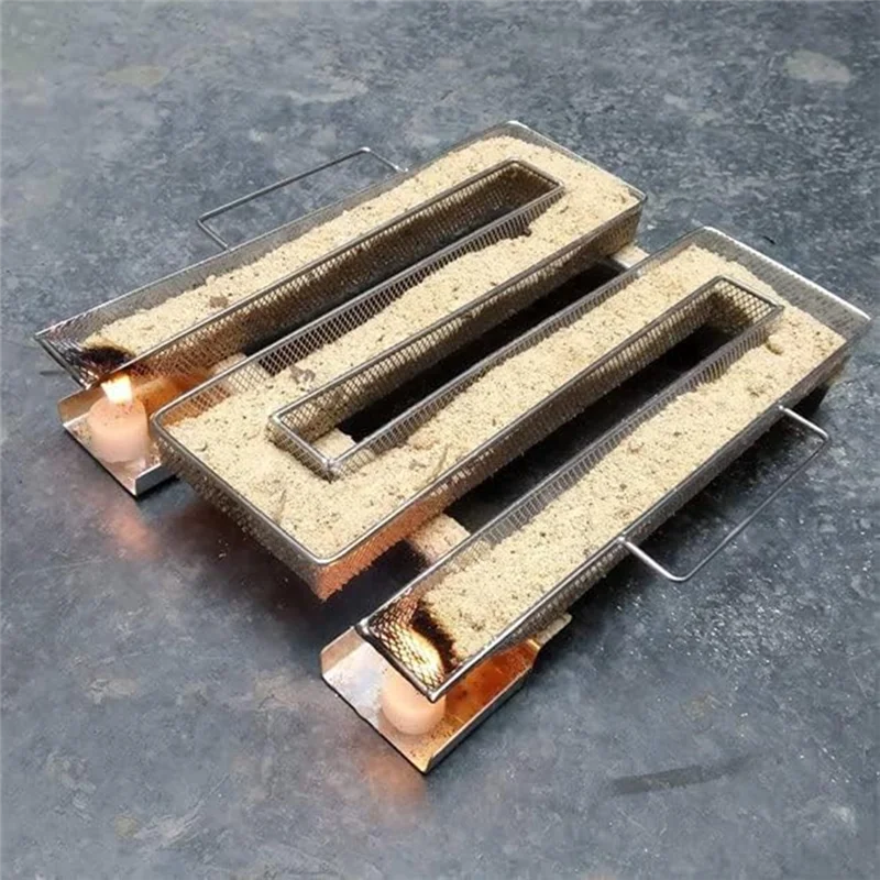 SHGO-Voor Kaas, Vis Voor BBQ Grill Compatibel Voor Kaas, Vis Grill Koken Tool-Pellet Roker Lade Doos 8.9 X 6.9 Inch Accesso