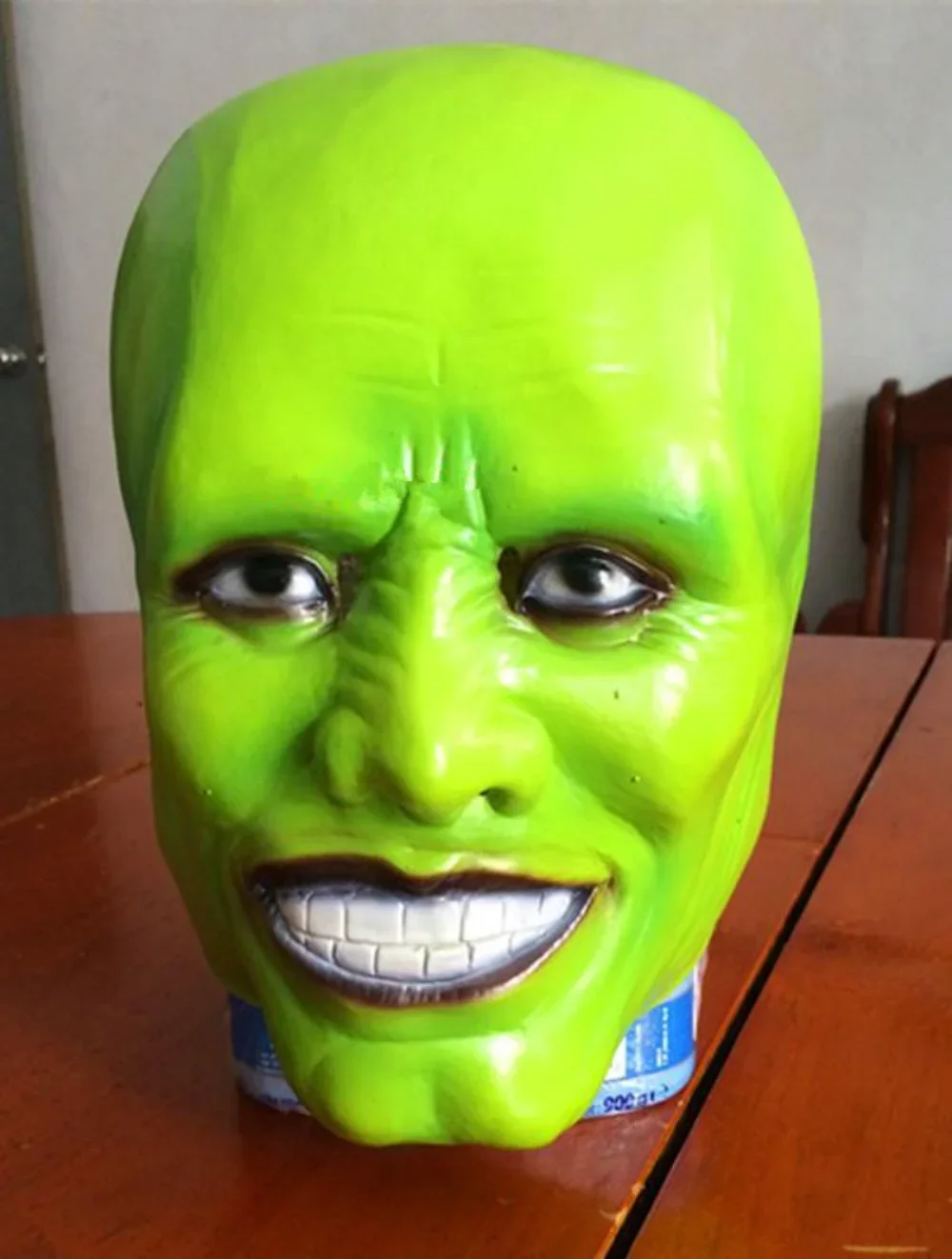 The Mask of John Carrey Máscara masculina para homens, látex de luxo, filmes famosos, vestidos extravagantes, quadrinhos de super-heróis, acessórios para adultos, brinquedos