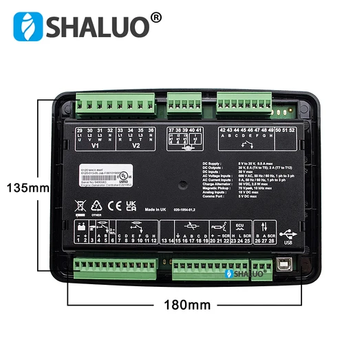 Imagen 2 del producto Original Deep Sea DSE6120 MKIII AMF controlador de generador de parada automática módulo de Control de Panel piezas de repuesto de grupo electrógeno diésel