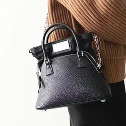 Woman Messenger Bag Genuine Leather Lady Handbag Crossbody Bag Female Chain Bag For Girl Fashion Lady Shoulder Bag Shell Bag