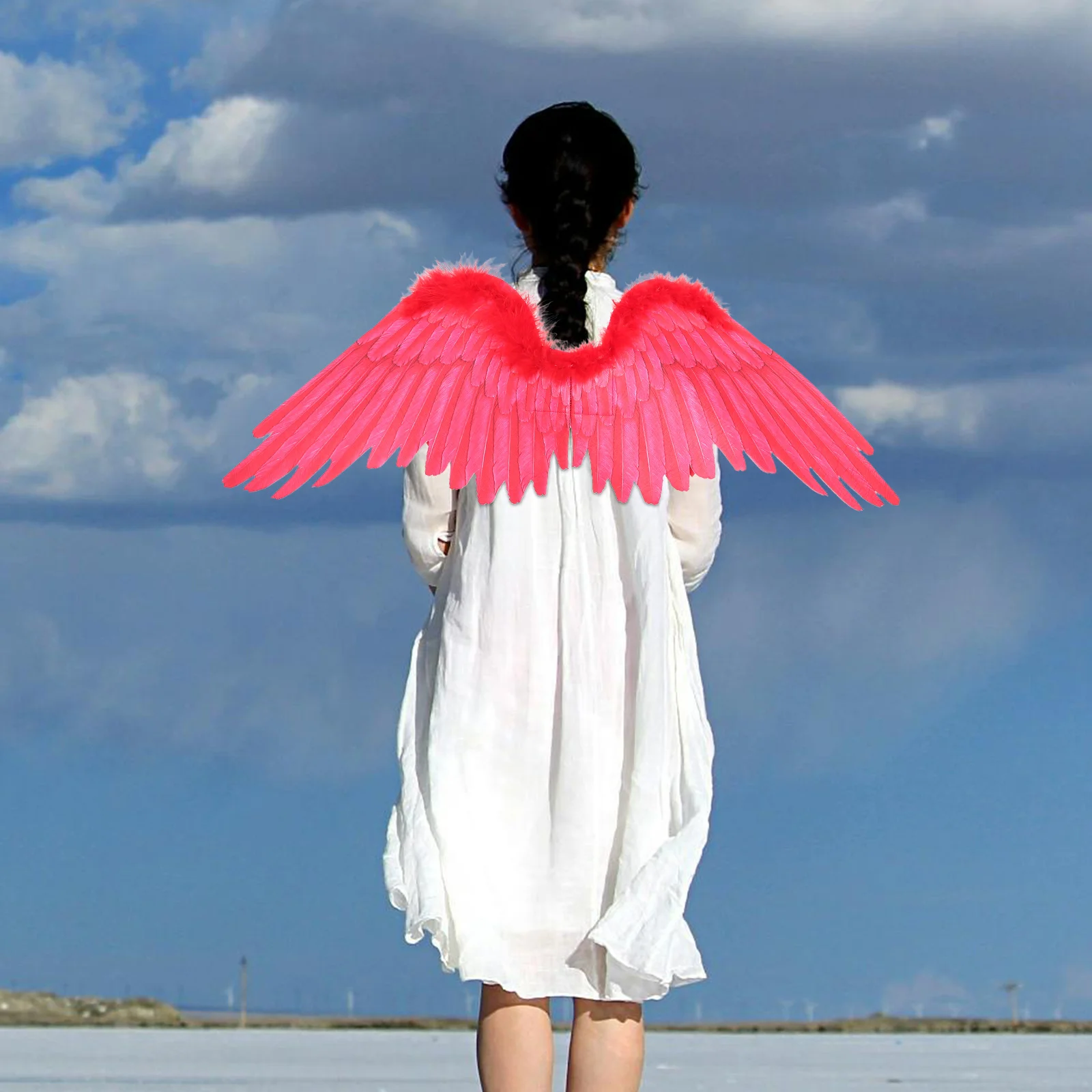 1 قطعة الملاك الجناح الدعامة أجنحة الجنية الكبيرة لجميع القديسين عيد الميلاد تأثيري أداء الحفلات الديكور صور التبعي