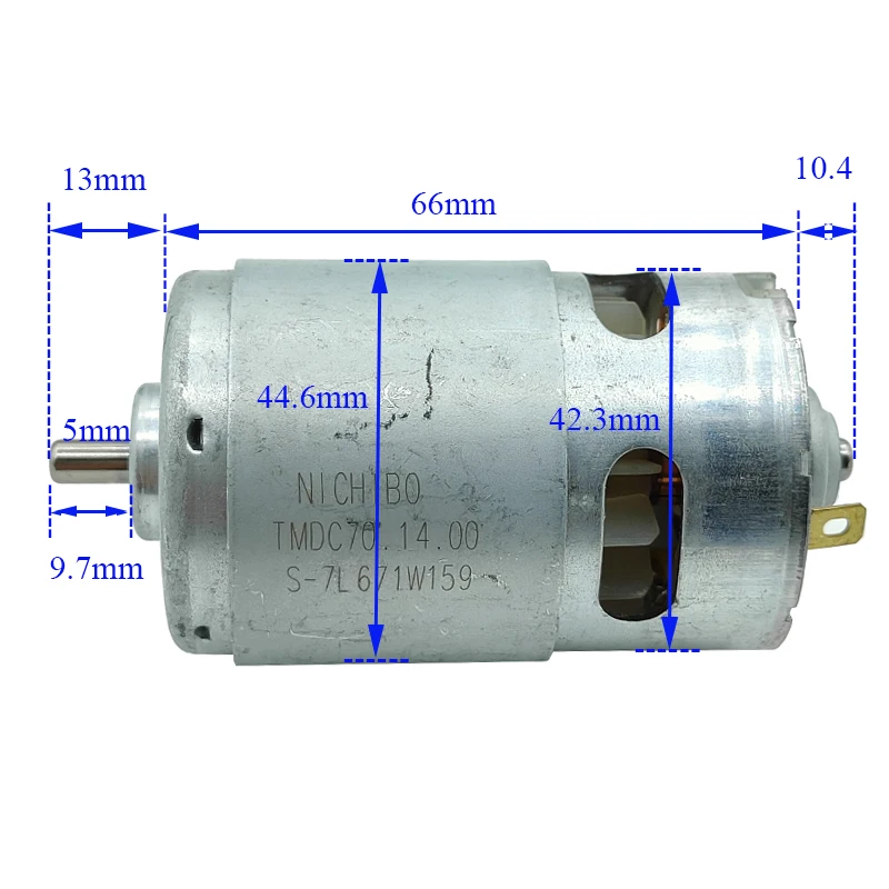 NICHIBO 775 Motor DC 14V 18V 24V 12700RPM High Speed Power Large Torque Electric Drill Garden Tools Screwdriver Engine