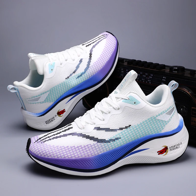 

Fashion Running Shoes Men Sneakers Tenis Luxury Shoes Couple's Super Light Breathable Shoes Sports Blade Cushioning Jogging