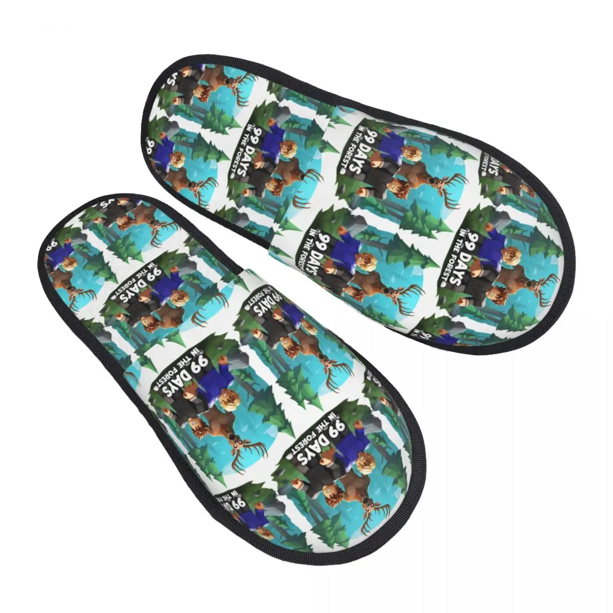 

Домашние хлопковые тапочки 99-ночей в лесу, мягкие нескользящие тапочки из пены с эффектом памяти для спальни и геймеров