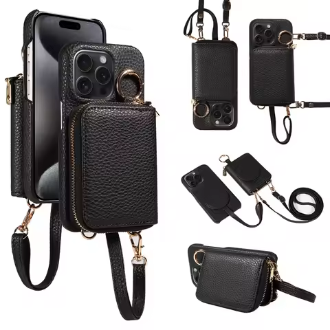 High quality Magnetic PU Leather Phone Case for Samsung Galaxy A22 A24 A25 A32 S20 S21 S22 S23 S24S25 Crossbody Drop Proof Cover