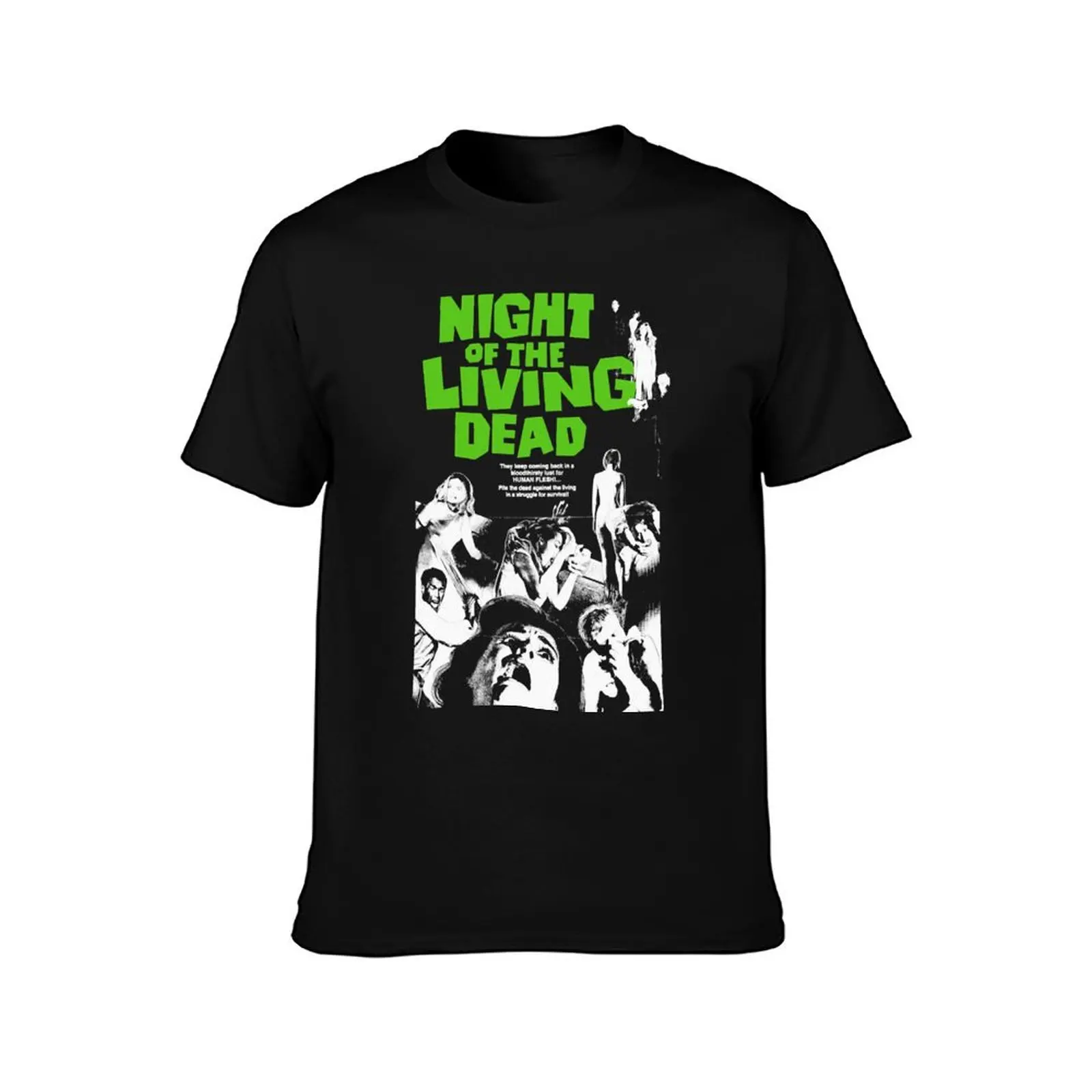 Gifts For Men Night Of The Living Dead Vintage Photograp T-Shirt Summer Casual Cotton Tee Oversized Streetwear Tops
